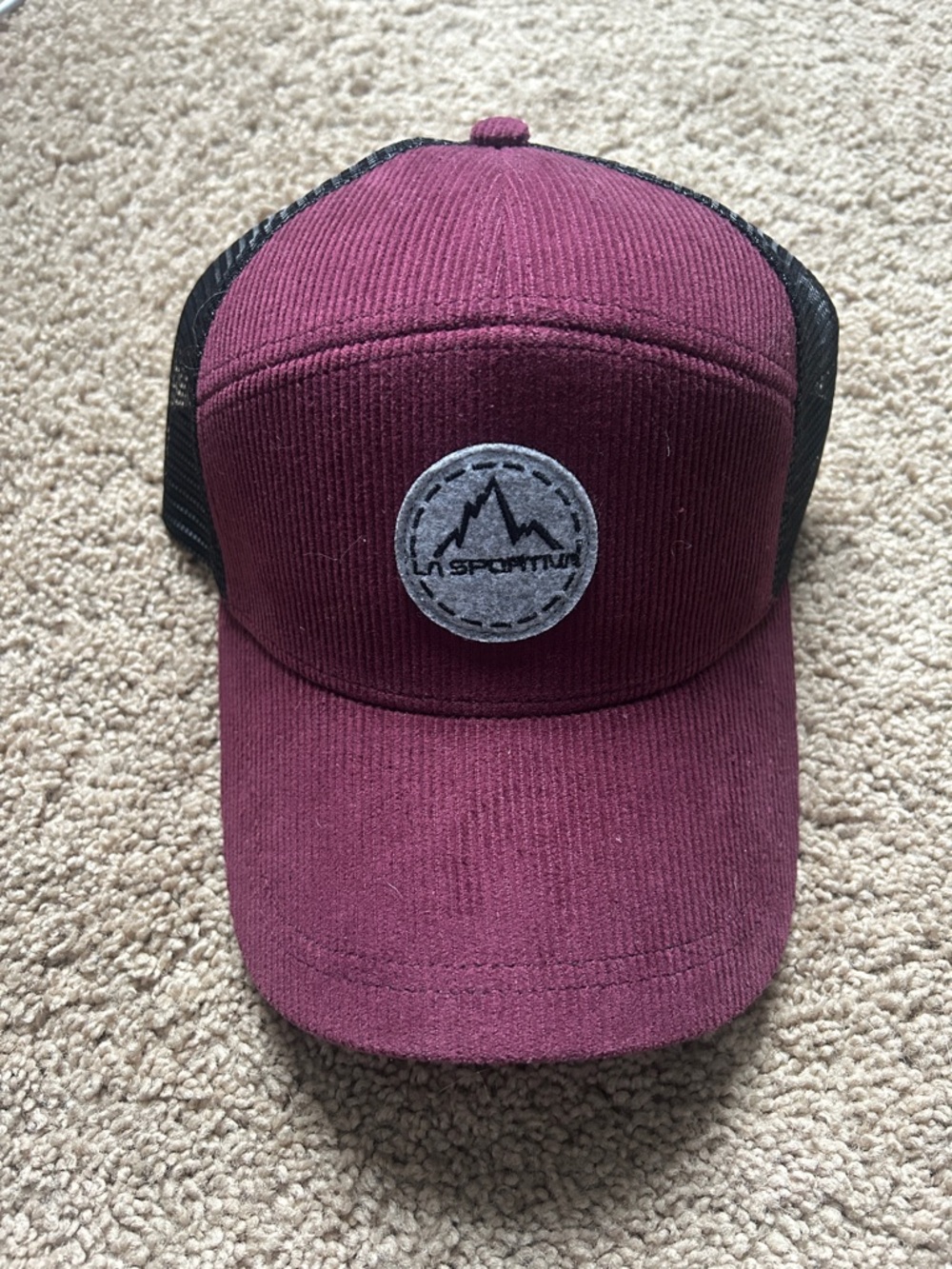 La Sportiva Maroon and Black Trucker Hat